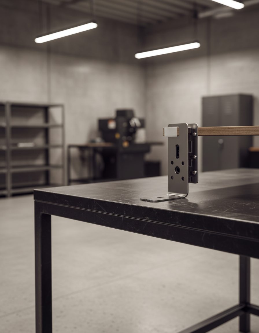 Lámpara colgante de chapa plegada negra sobre butaca de lectura en salón